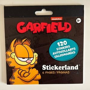 NWT GARFIELD sticker pad